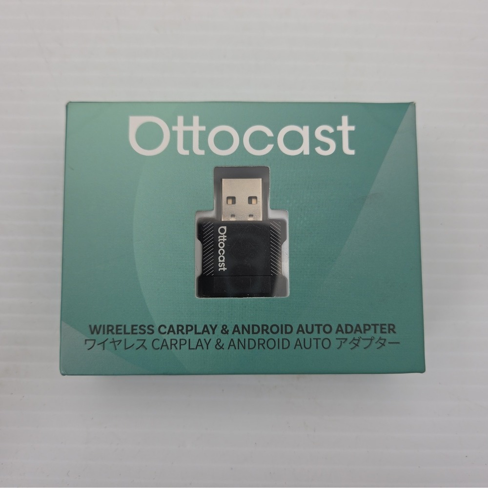 OTTOCAST 2026 Mini Nova 2-in-1 Wireless CarPlay Android Auto Adapter USB 5GHz